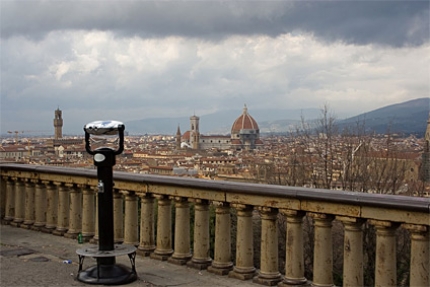Vista della citt dal Piazzale Michelangelo